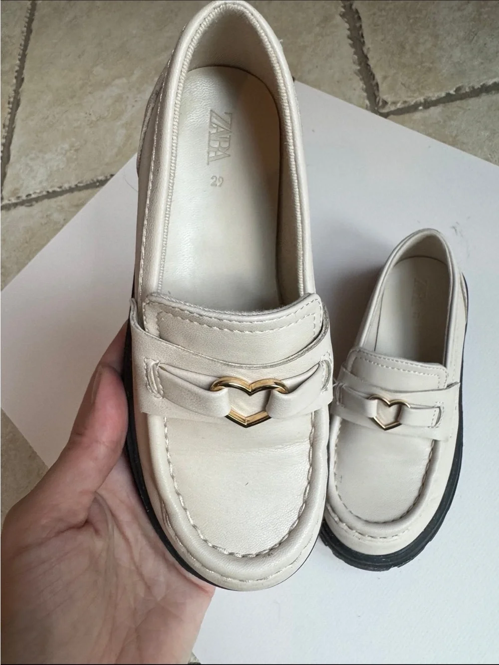 Zara girls Loafers size 12